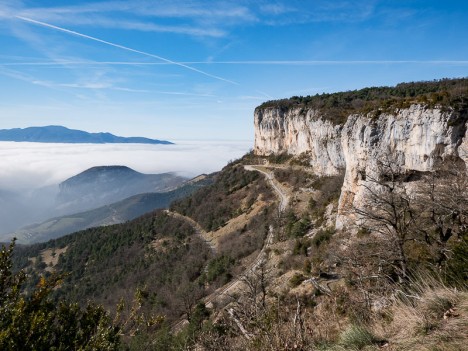 La route des Rochers de Presles