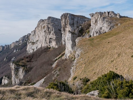 Rochers de la Sausse, versant Est