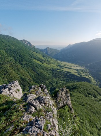 Au-dessus de l'Œil de la Truite