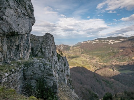 L'ancienne route des Rochers de la Truite