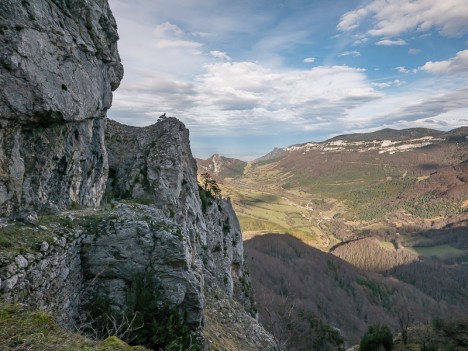 L'ancienne route des Rochers de la Truite