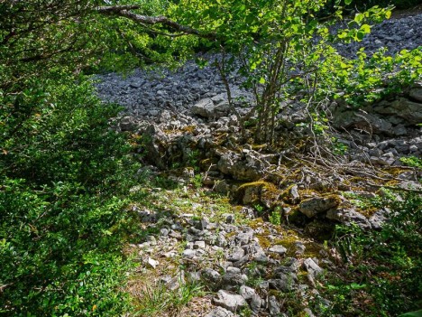 Remblai du chemin du Passage de Treillaras