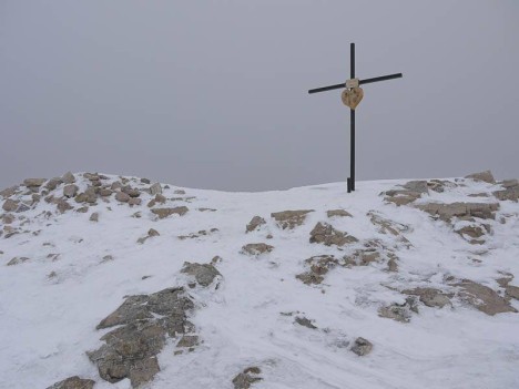 La croix du Pic Saint Michel