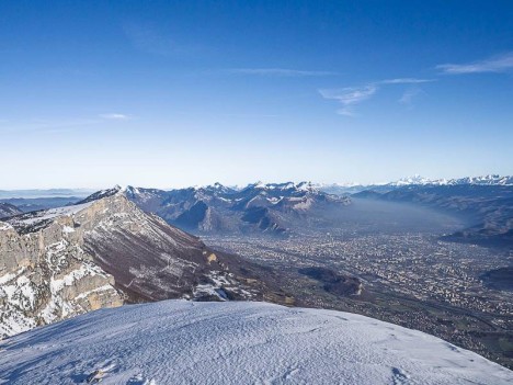 Drenoble depuis le sommet du Pic Saint-Michel