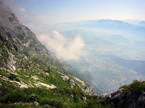 La vallée de Grenoble depuis le Sentier des Deux Cols