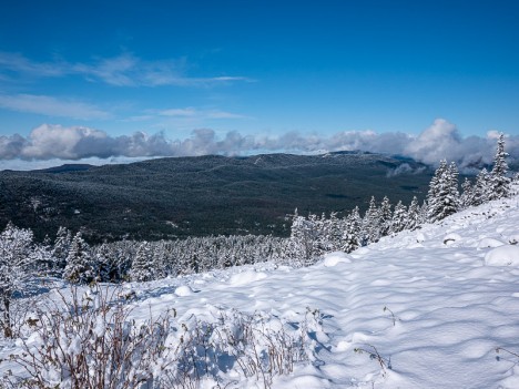 Le relief du sentier du Serre du Play, nov. 2019