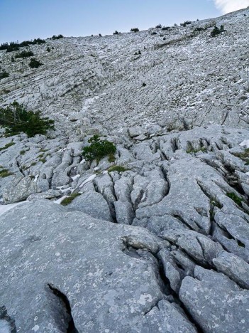 Lapiaz sous la Tête des Chaudières