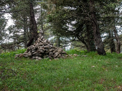 Le cairn de la Tête du Faisan, juin 2021