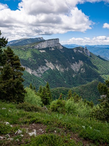 Les Rochers de Plautret et la Dent de Die, juin 2021