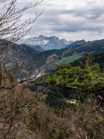 En descendant de la Tête de Gaudissart