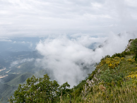 Au dessus du Col de Pierre Rouge