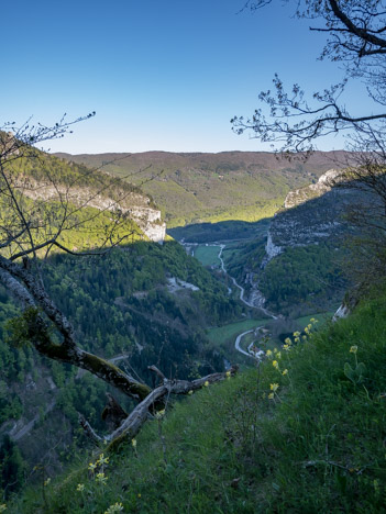 Aval des Gorges de la Bourne