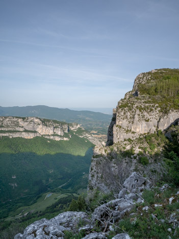 Sortie du Pas des Voûtes