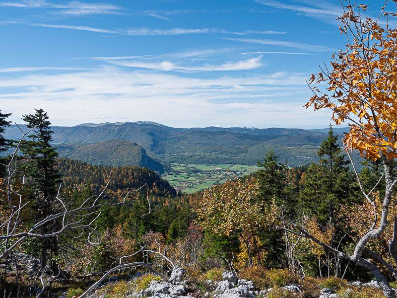 Du Puy de Bois-en-Vercors : la Chapelle-en-Vercors