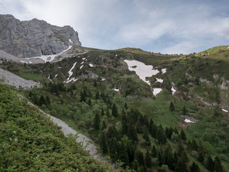 Névés de la Combe Chaulange