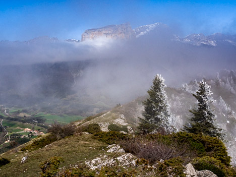 Sur la crête du Sommet de Charbonnier